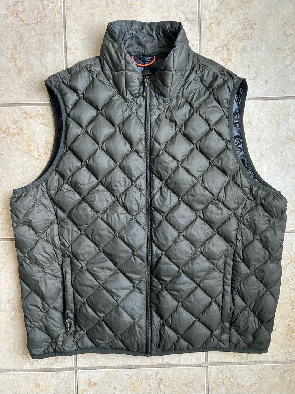 Hawke & Co. Sport Performance Men’s Duck Down Filler Vest XL Olive Packable